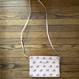 Coach Light Pink Floral Crossbody Bag